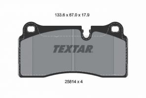 Textar 2581401 - Brzdové platničky -