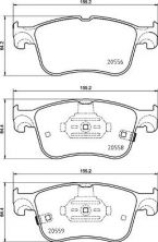 Brembo P 24 218 - Brzdové platničky -