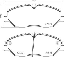 Brembo P 30 090 - Brzdové platničky -