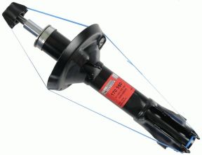 Sachs 170 160 - Tlmič pruženia -