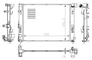 NRF 550038 - Chladič vody -