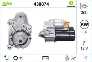 Valeo 438074 - Štartér -