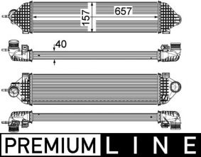 Mahle CI 247 000P - Chladič plniaceho vzduchu