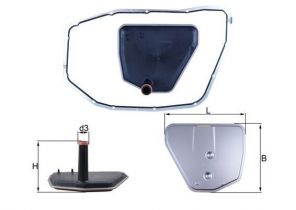 Knecht HX 235D1 - Hydraulický filter