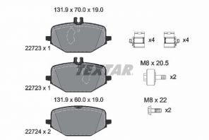Textar 2272301 - Brzdové platničky -