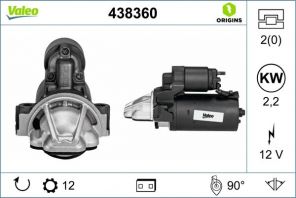 Valeo 438360 - Štartér -