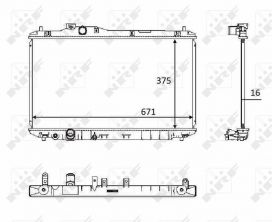 NRF 58537 - Chladič vody -