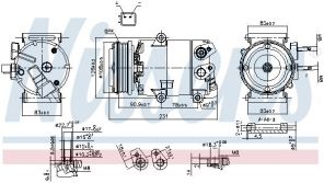 Nissens 890588 - Kompresor -