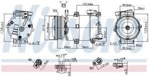 Nissens 890788 - Kompresor -