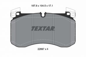 Textar 2269701 - Brzdové platničky -