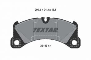Textar 2618501 - Brzdové platničky -