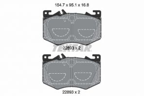 Textar 2289301 - Brzdové platničky -