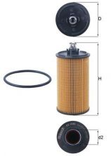 Knecht OX 1245D - Olejový filter -