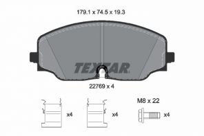 Textar 2276901 - Brzdové platničky -