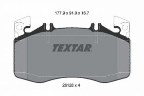 Textar 2612801 - Brzdové platničky -