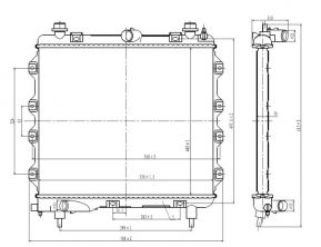 NRF 59259 - Chladič vody -