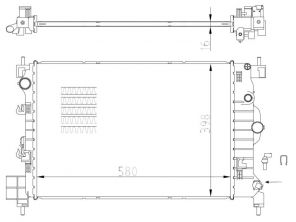 NRF 550003 - Chladič vody -