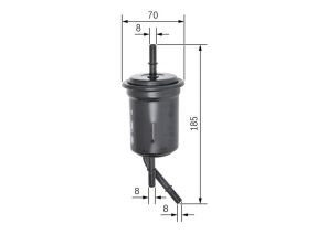 Bosch 0 450 905 970 - Palivový filter