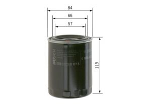 Bosch 0 986 452 000 - Olejový filter