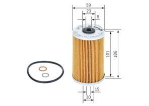 Bosch 1 457 429 605 - Olejový filter