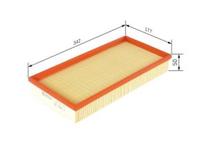 Bosch 1 457 433 250 - Vzduchový filter