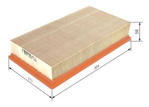 Bosch 1 457 433 701 - Vzduchový filter