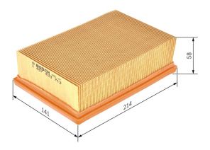 Bosch 1 457 433 743 - Vzduchový filter