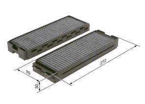 Bosch 1 987 432 239 - Peľový filter