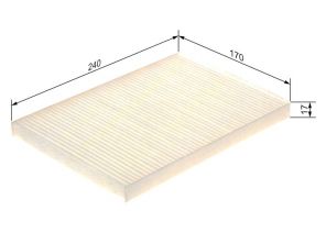 Bosch 1 987 435 104 - Peľový filter