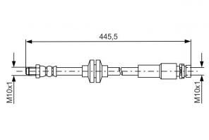 Bosch 1 987 481 668 - Brzdová hadica