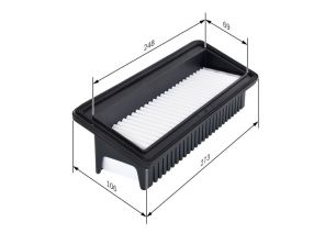 Bosch F 026 400 128 - Vzduchový filter -