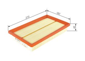 Bosch F 026 400 168 - Vzduchový filter -