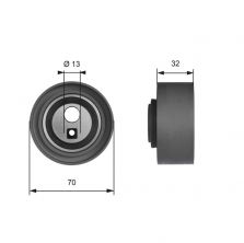 Gates T41131 - Napínacia kladka -
