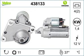 Valeo 438133 - Štartér -