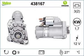 Valeo 438167 - Štartér -