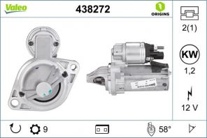 Valeo 438272 - Štartér -