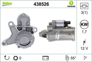 Valeo 438526 - Štartér -
