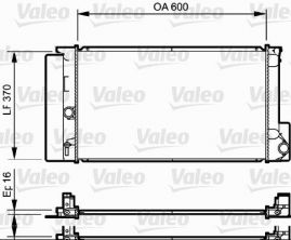 Valeo 735250 - Chladič vody -
