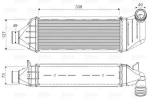 Valeo 818327 - Chladič plniaceho vzduchu -