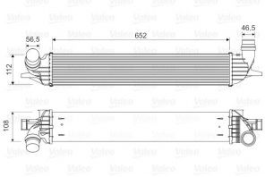 Valeo 818330 - Chladič plniaceho vzduchu -