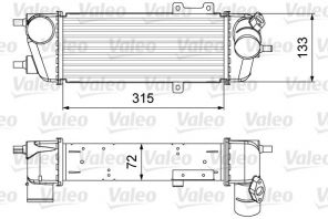 Valeo 818361 - Chladič plniaceho vzduchu -