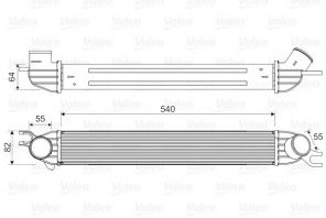 Valeo 818580 - Chladič plniaceho vzduchu -