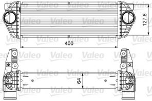 Valeo 818607 - Chladič plniaceho vzduchu -