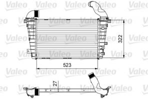 Valeo 818615 - Chladič plniaceho vzduchu -