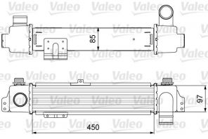 Valeo 818634 - Chladič plniaceho vzduchu -