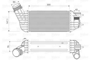 Valeo 818652 - Chladič plniaceho vzduchu -