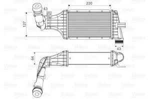 Valeo 818660 - Chladič plniaceho vzduchu -