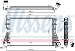 Nissens 96234 - Chladič plniaceho vzduchu