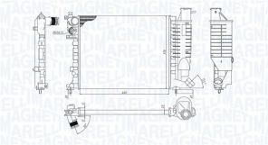 Magneti Marelli 350213188500 - Chladič vody -