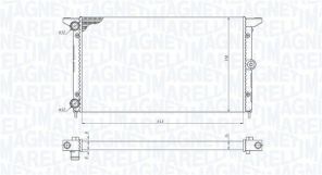 Magneti Marelli 350213190100 - Chladič vody -